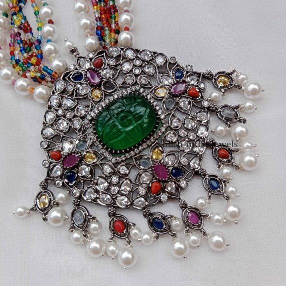 Multicolor Victorian Beads Haram