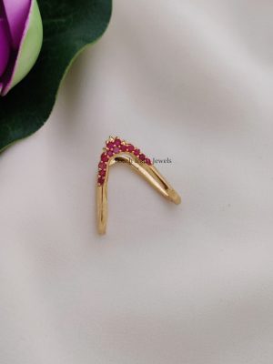 Pretty AD Stones Finger Ring (2)