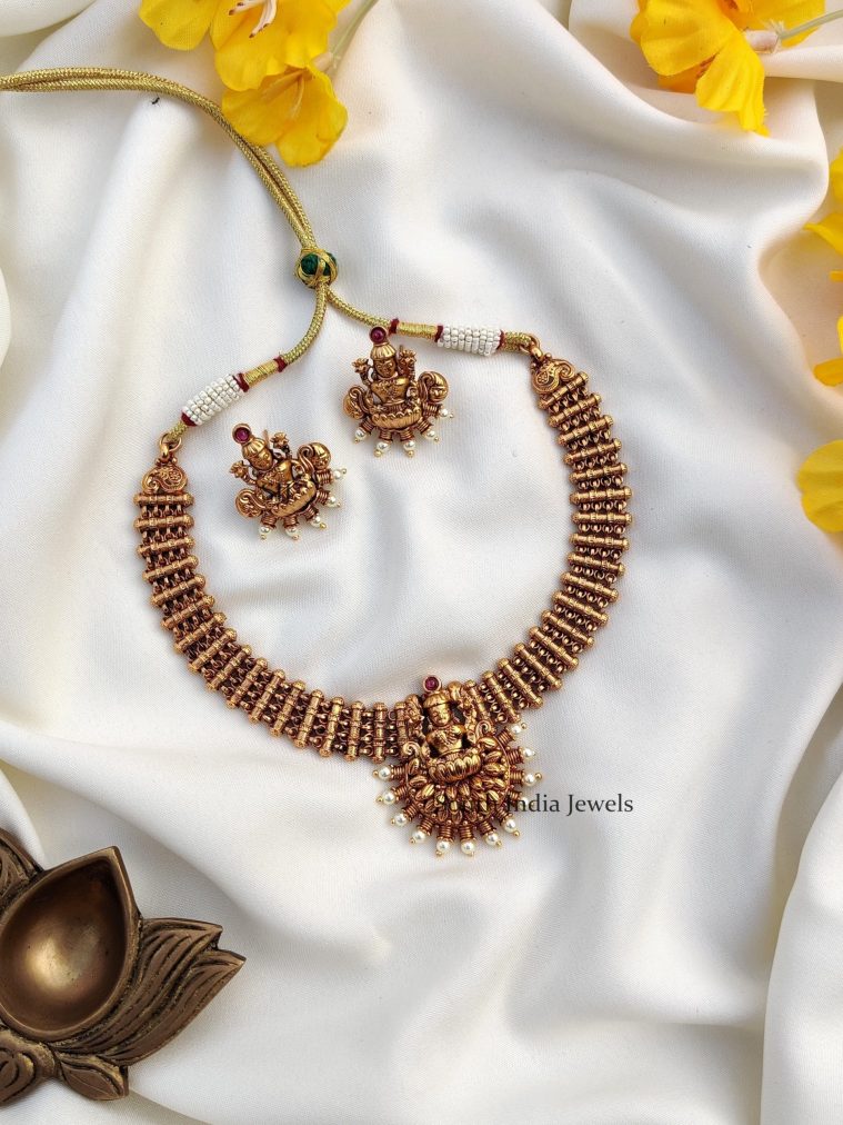 Pretty Lakshmi Design Necklace