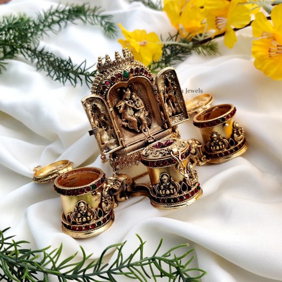Radha Krishna Kumkum Box