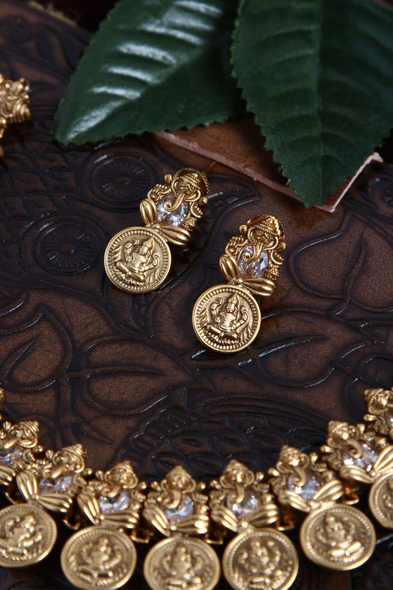 Royal Ganesha Lakshmi Coin Necklace (3)