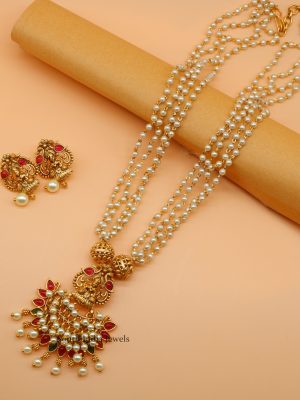 Ruby Green Lakshmi Haram (2)