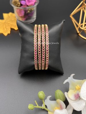 Simple Stones Bangles