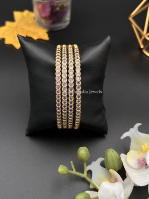 Simple Stones Bangles