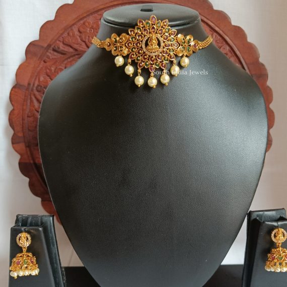 Traditional Lakshmi Peacock Choker