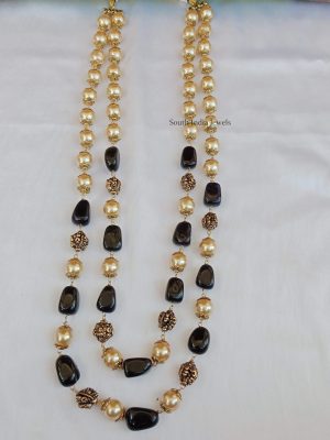 Cute Two Layered Pearl Bead Mala
