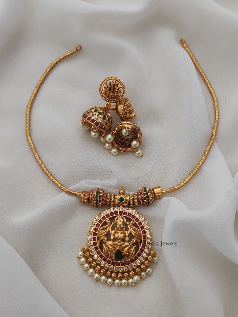 Attractive Lakshmi Attigai Necklace