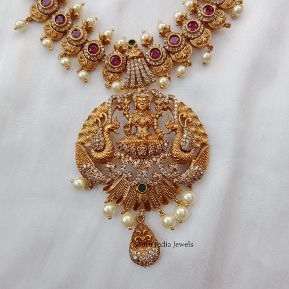 Lakshmi Design Necklace- South India Jewels Online Shop