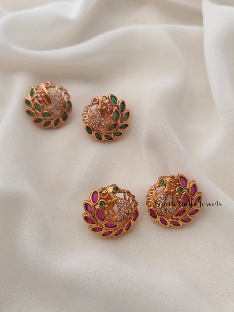 Attractive Peacock Design Earrings