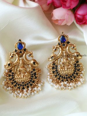Traditional Shivanya Earrings with Dual Peacock