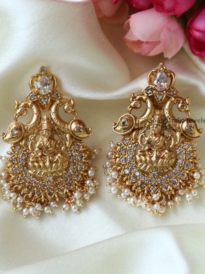 Traditional Shivanya Earrings with Dual Peacock)