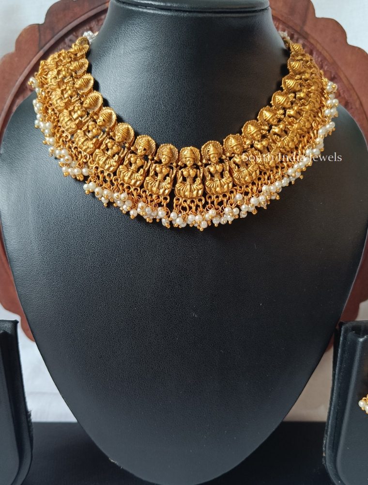 Beautiful Lakshmi Design Necklace