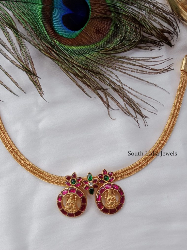 Classic Lakshmi jadau Necklace