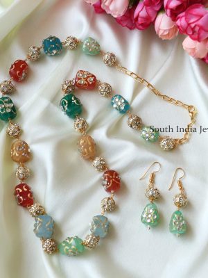 Elegant Inaya Stone Mala Set