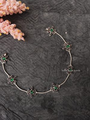 Elegant Oxidised Silver Necklace