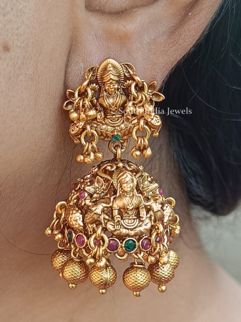 Gorgeous Lakshmi Jhumkas