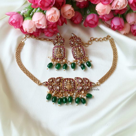 Idika Emerald Beads Choker