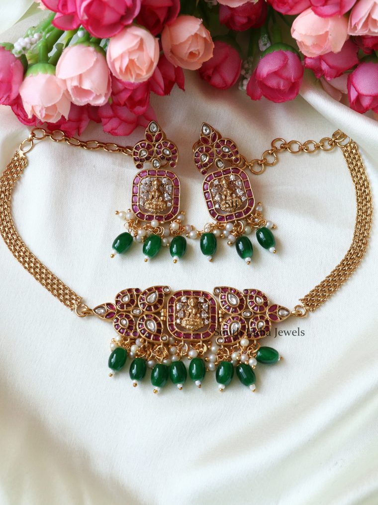 Idika Emerald Beads Choker