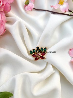 Lotus Design Adjustable Finger Ring