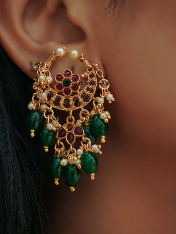 Lovely Chandbali Design Earrings (2)