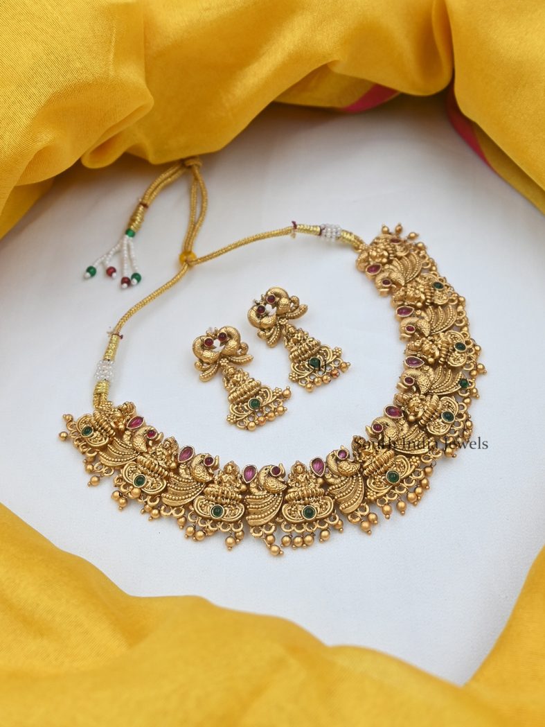 Narayani Golden Beads Necklace