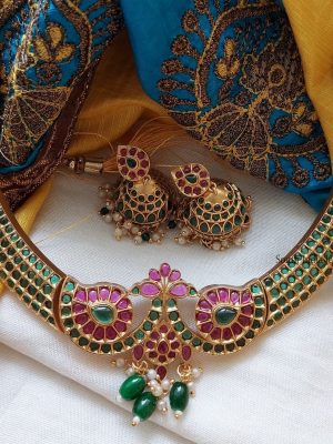 Peacock Kemp Necklace Set