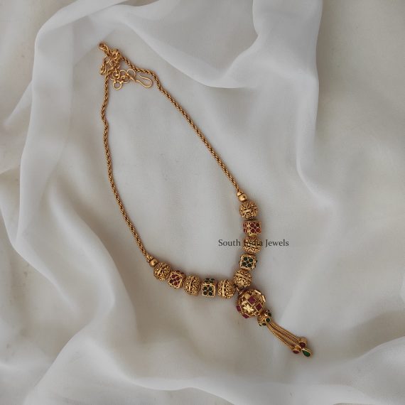 Simple Beads Design Necklace