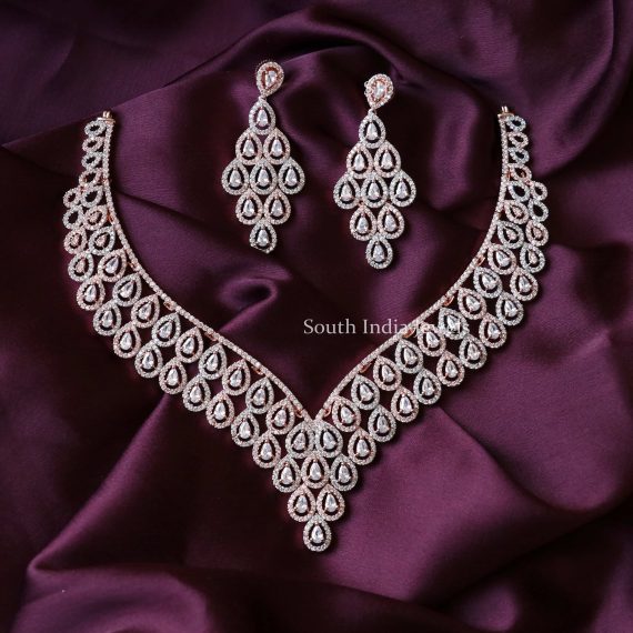 Trendy Zaina AD Stone Necklace