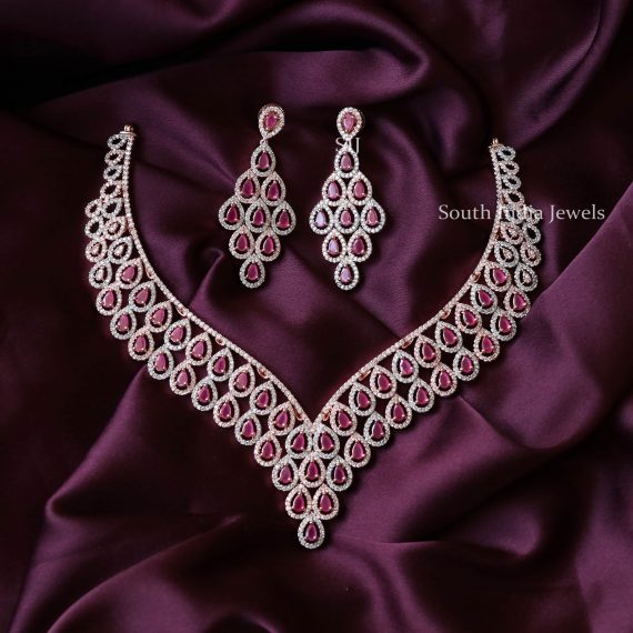 Trendy Zaina AD Stone Necklace