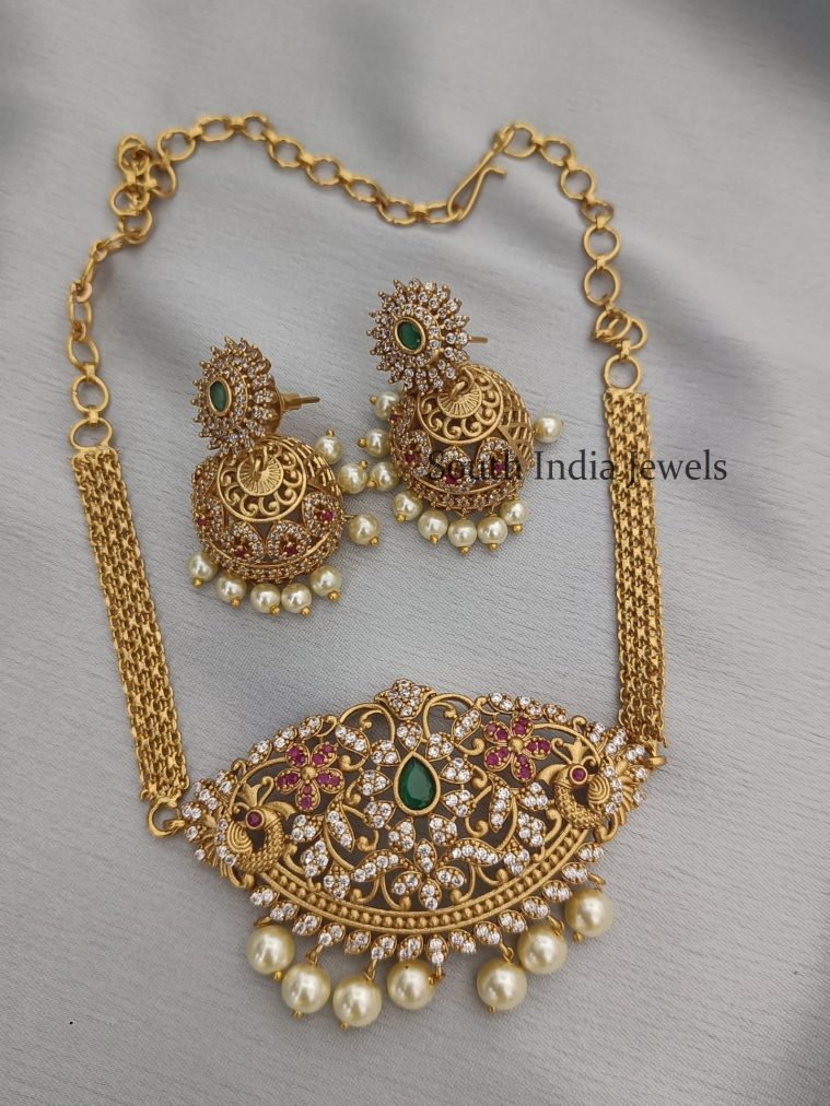 Imitation Gold Alike Choker Set