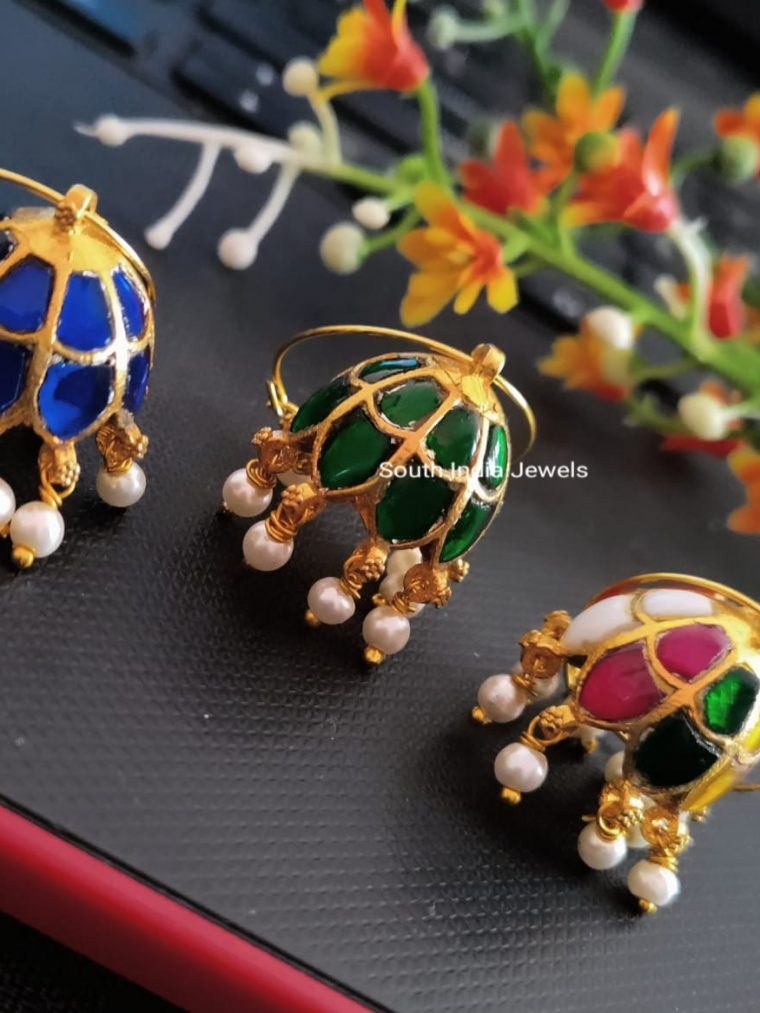 Beautiful Jadau Kundan Jhumka