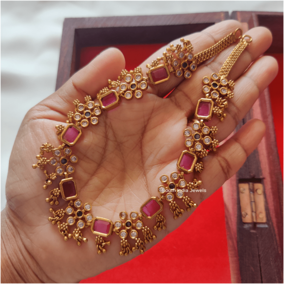 Beautiful Multi Color Ghungroo Necklace
