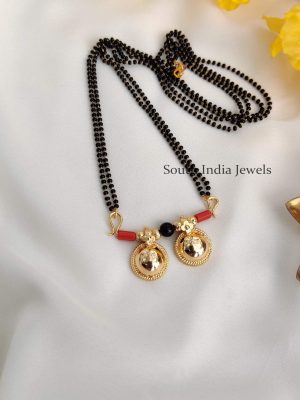 Black Beads Andhra Style Mangalsutra Chain