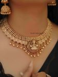 Brilliant Ruby Nakshi Necklace Set