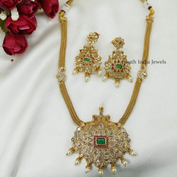 Classic Temple Exclusive Necklace - South India Jewels