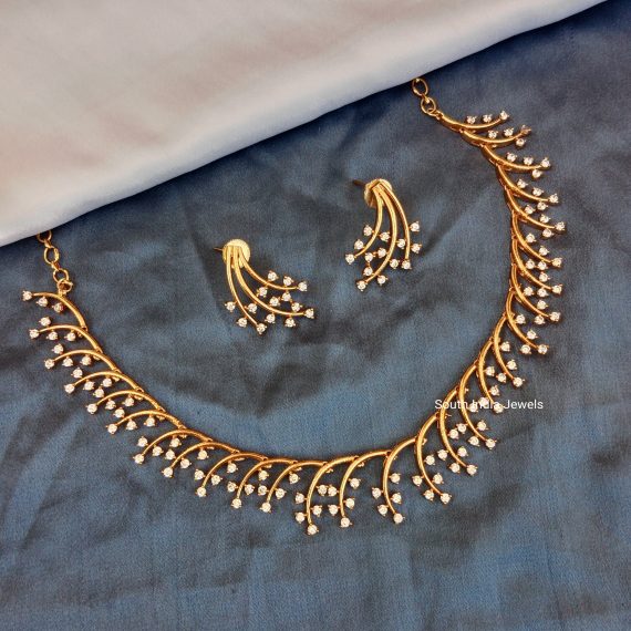 Elegant American Diamond Necklace
