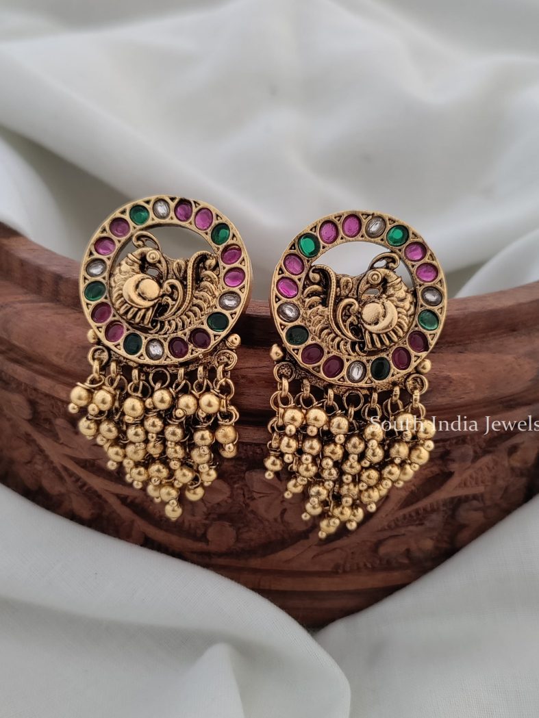 Exquisite Peacock Design Earrings