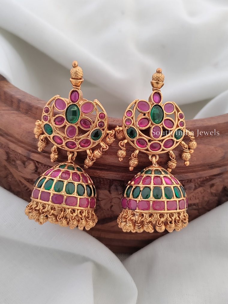 Imitation Half Moon Kemp Jhumkas