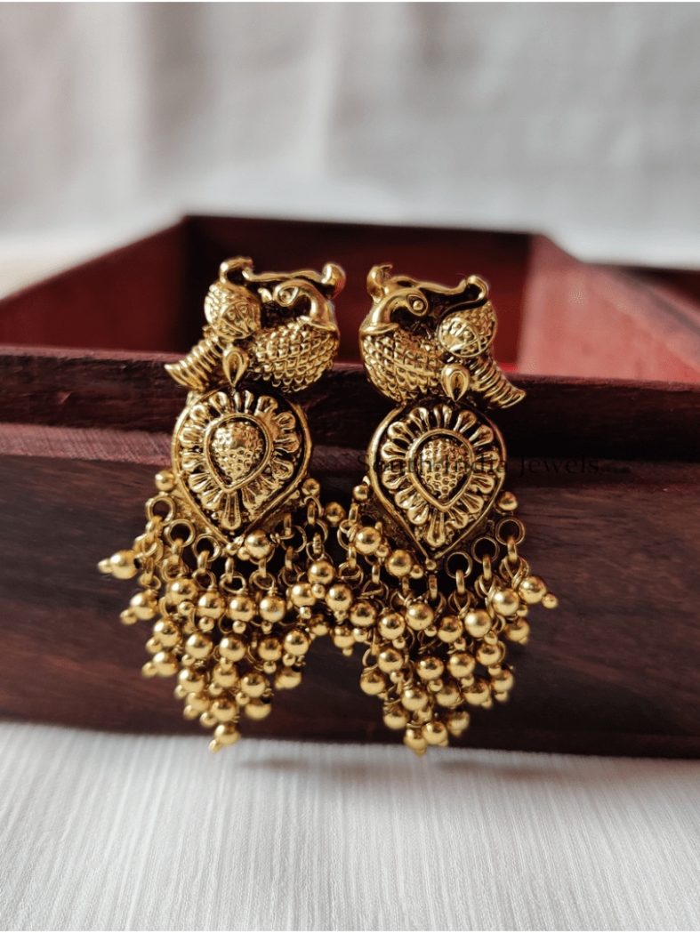 Stunning Peacock Earrings