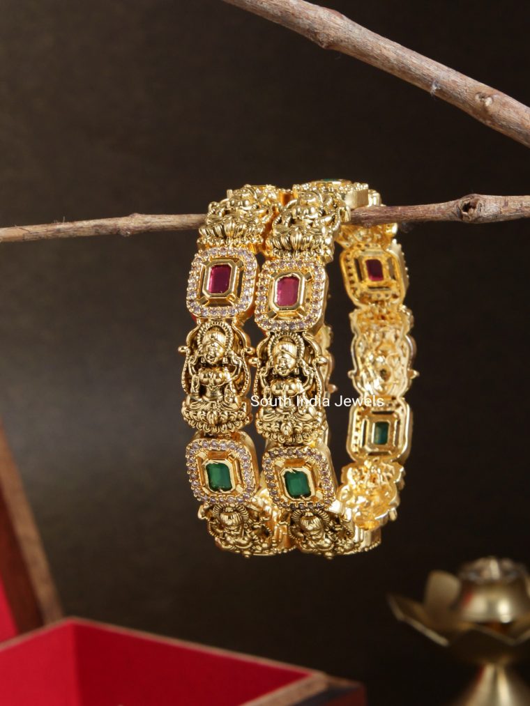 Traditional Lakshmi AD Bangles