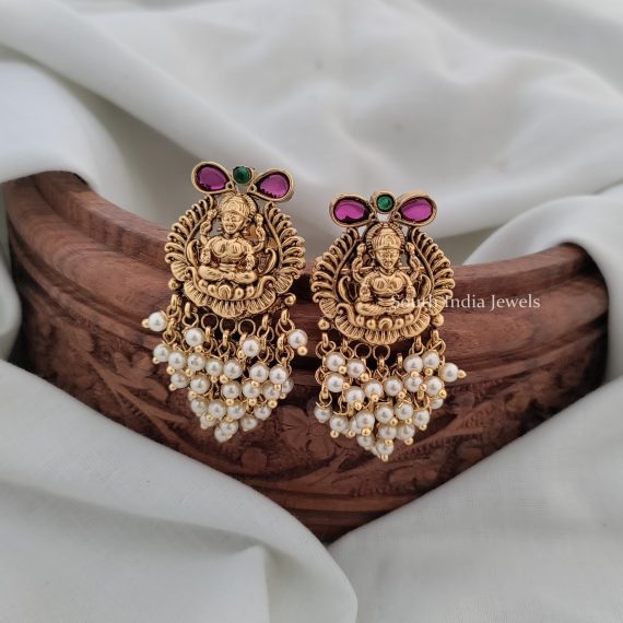 Wonderful Lakshmi Pearls Earrings