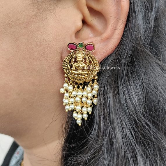 Wonderful Lakshmi Pearls Earrings