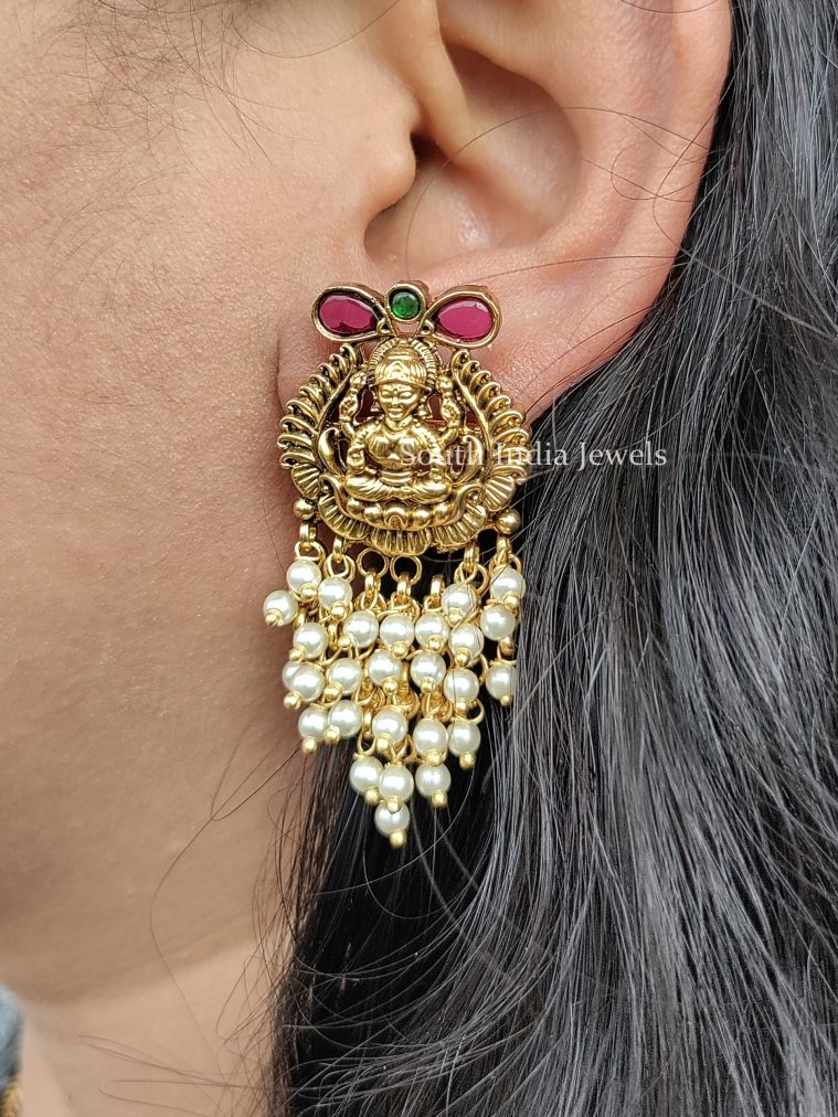 Wonderful Lakshmi Pearls Earrings