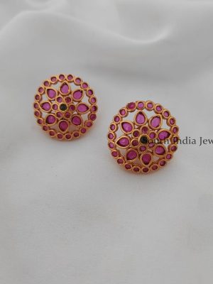 Beautiful Kemp Ruby Earrings
