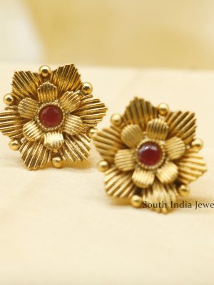 Classic Ruby Studs