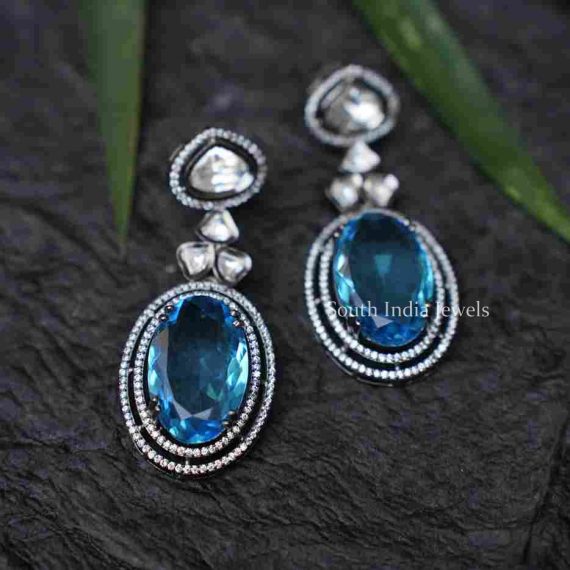 Classy Blue Designer Earrings
