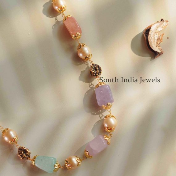 Elegant Multi Color Beads Necklace02