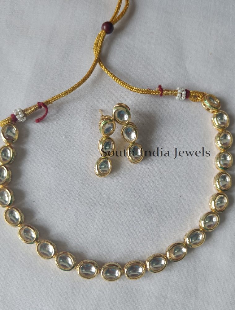 Exquisite Kundan Stone Necklace