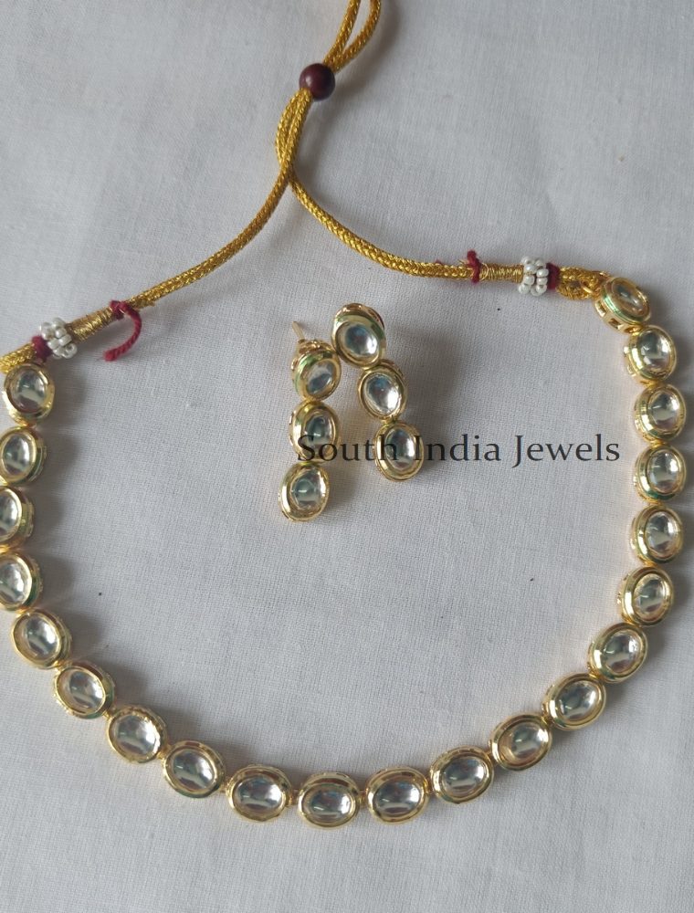 Exquisite Kundan Stone Necklace
