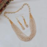 Pretty 14 Line Pearl Neckset